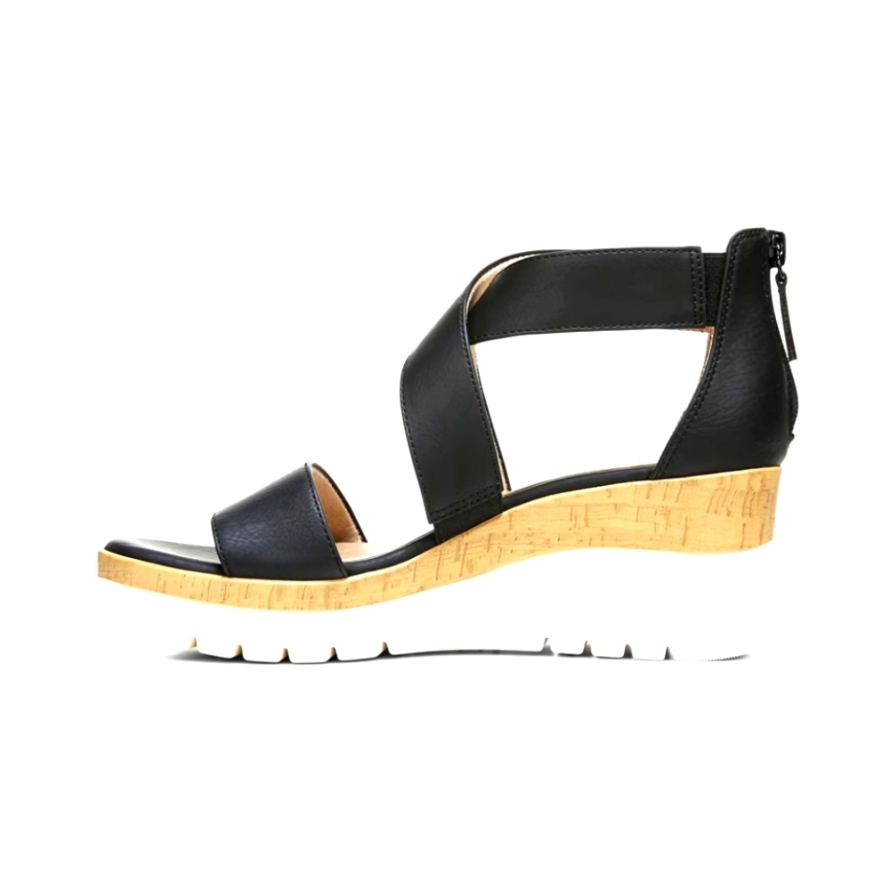 Naturalizer Soul Goodtimes Wedge Sandal Womens 9.5M Black - Picture 6 of 7